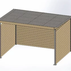 Wiata na pastwisko dla koni1